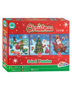 Grafix - Christmas 3-in-1 Puzzle 800025
