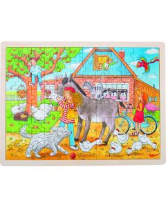 Puzzle la ferme Peggy Diggledey 96 pièces