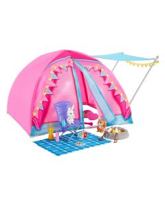 Mattel - Barbie Let's Go Camping Tent Playset HGC18