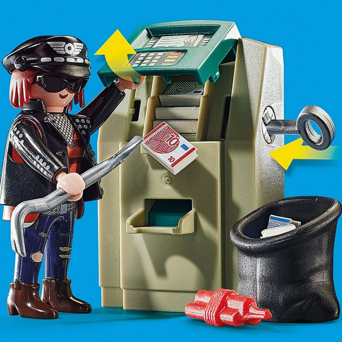 Starter Pack Motard de Police et Voleur PLAYMOBIL - dès 3 ans