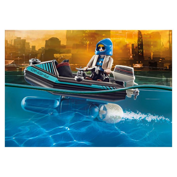 Moteur pour Speedboat Playmobil  Moteur submersible pour bateau