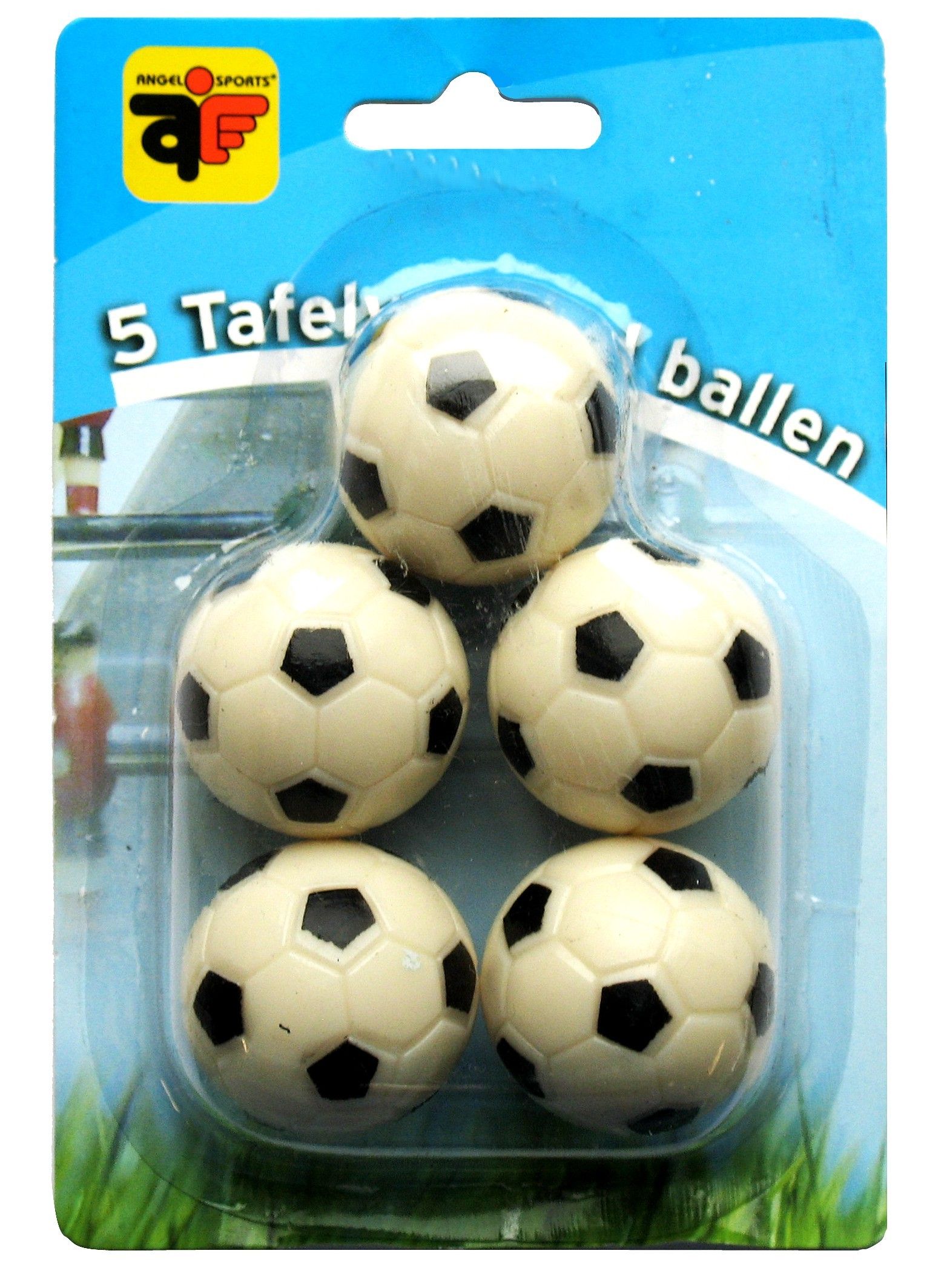 ULTNICE Balles pour baby-foot Boules de ballon de table de 6PCS 32mm  noir/boule blanche
