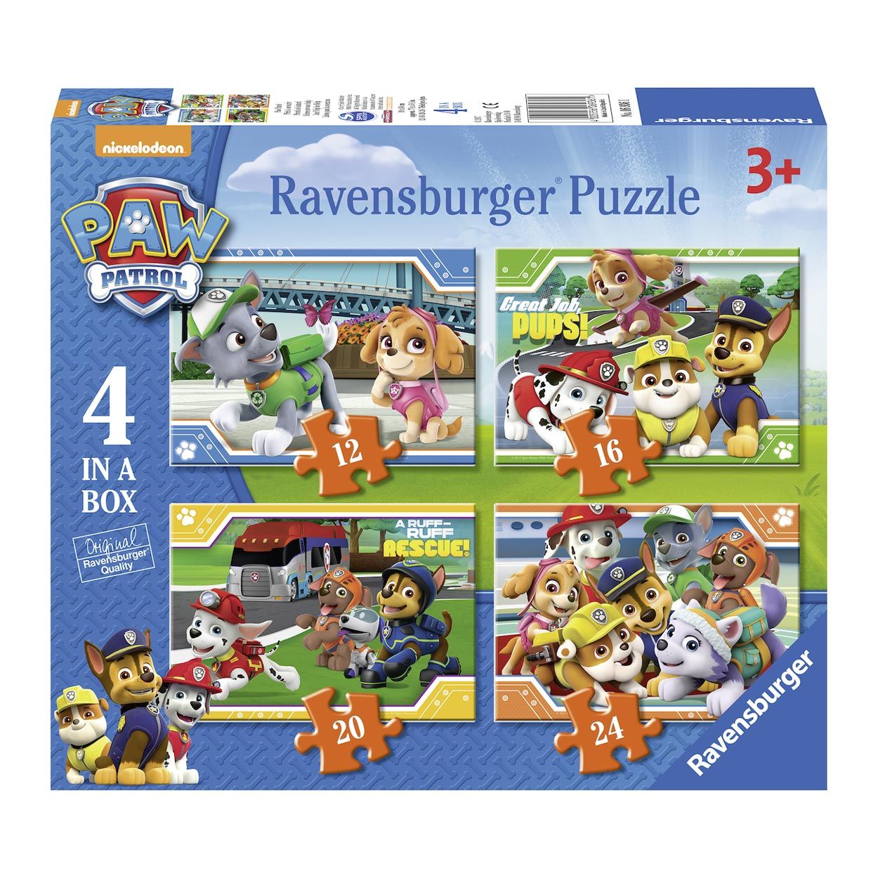 Ravensburger Puzzle pour jeunes enfants La pat patrouille